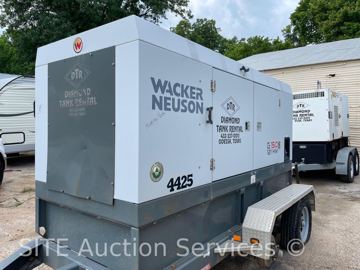 2013 Wacker Neuson G150 Generator