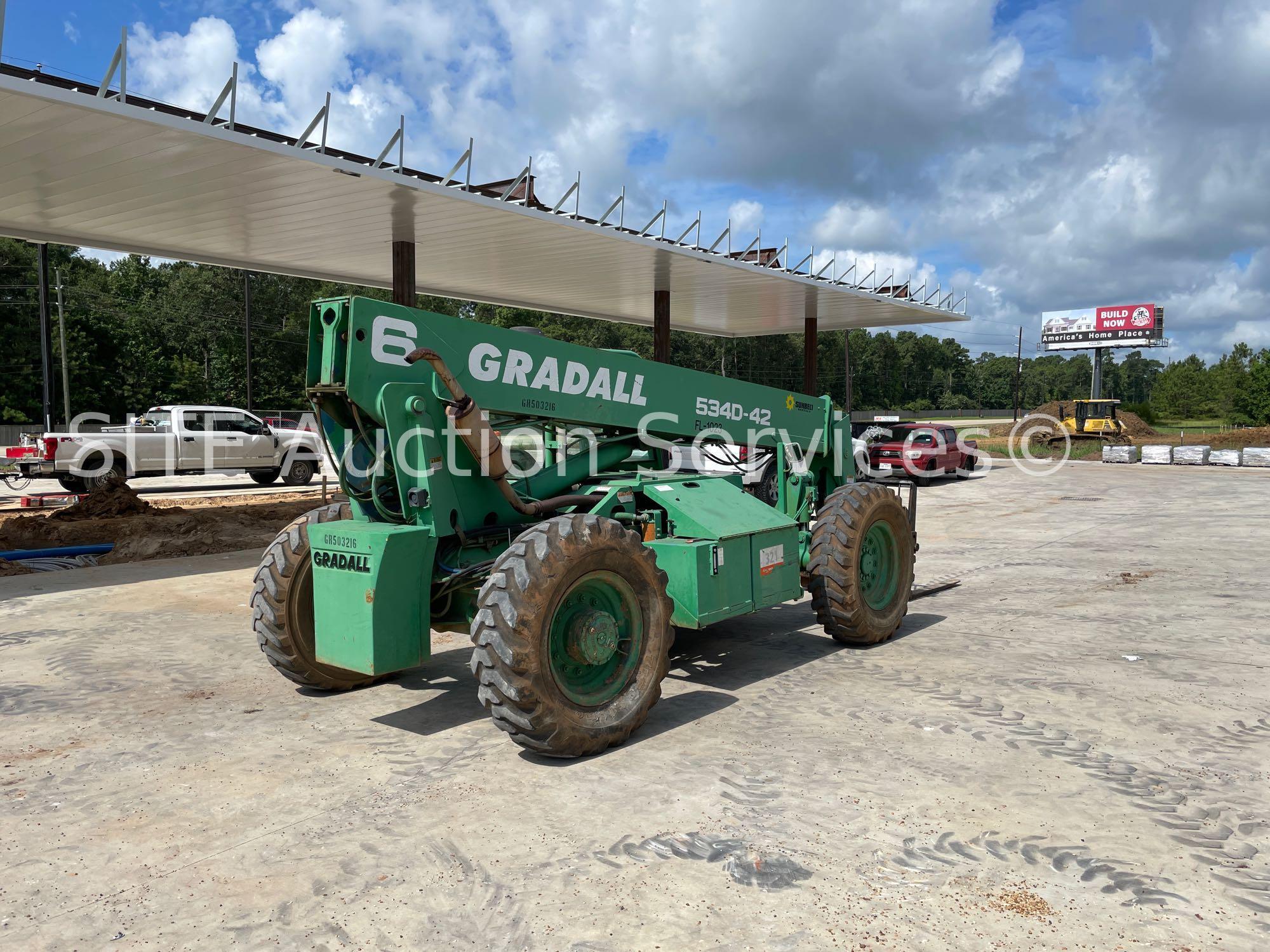 2000 Gradall 534D6-42 4x4 Telehandler