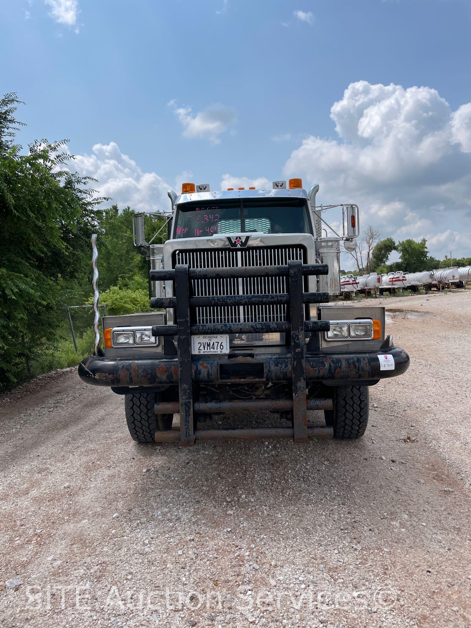 2007 Western Star Twin Steer 6900 Tri/A Winch Bed Truck