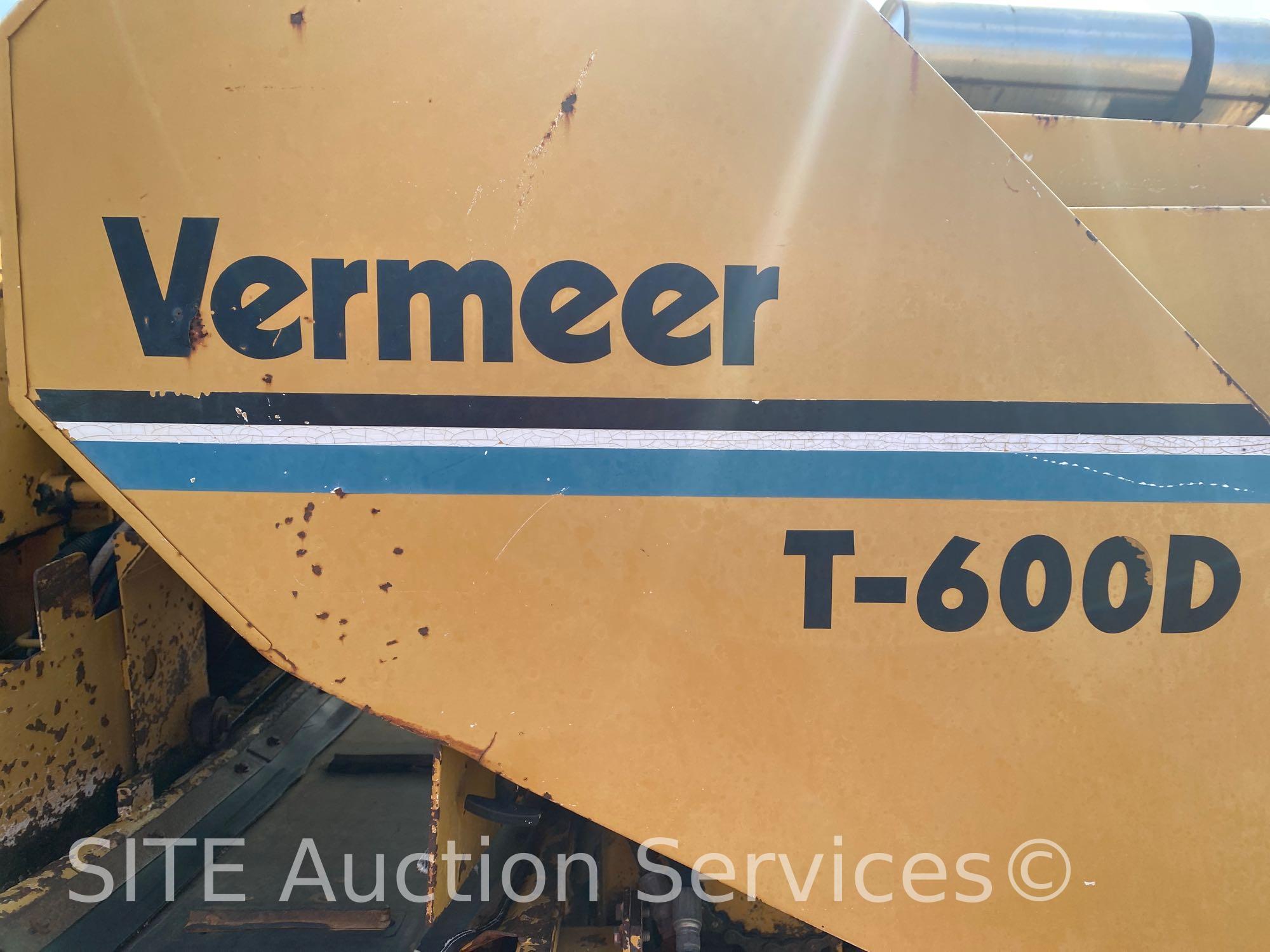 Vermeer T-600D Trencher