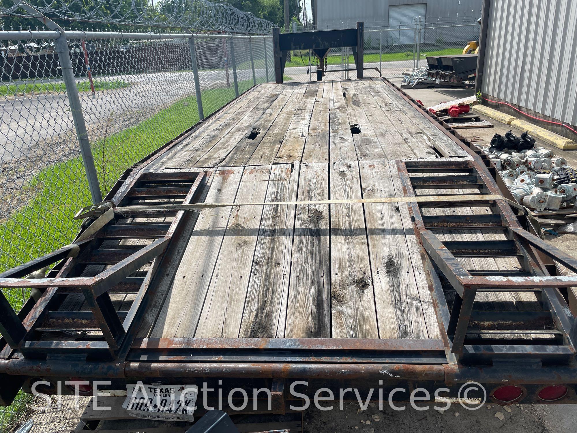 2001 Ameritrail Gooseneck Flatbed Trailer