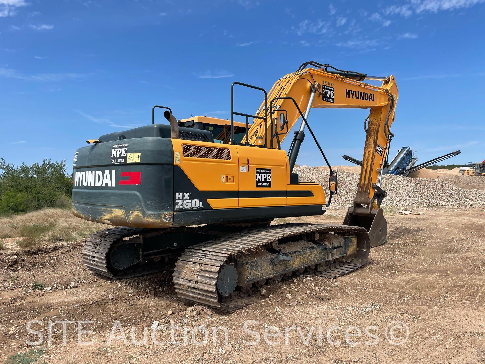 2017 Hyundai HX260L Hydraulic Excavator