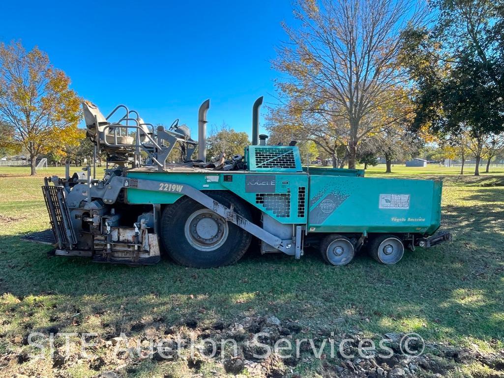 2005 Vogele 2219W Asphalt Paver