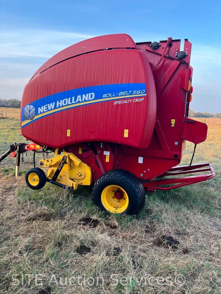 2018 New Holland Roll Belt 560 Baler