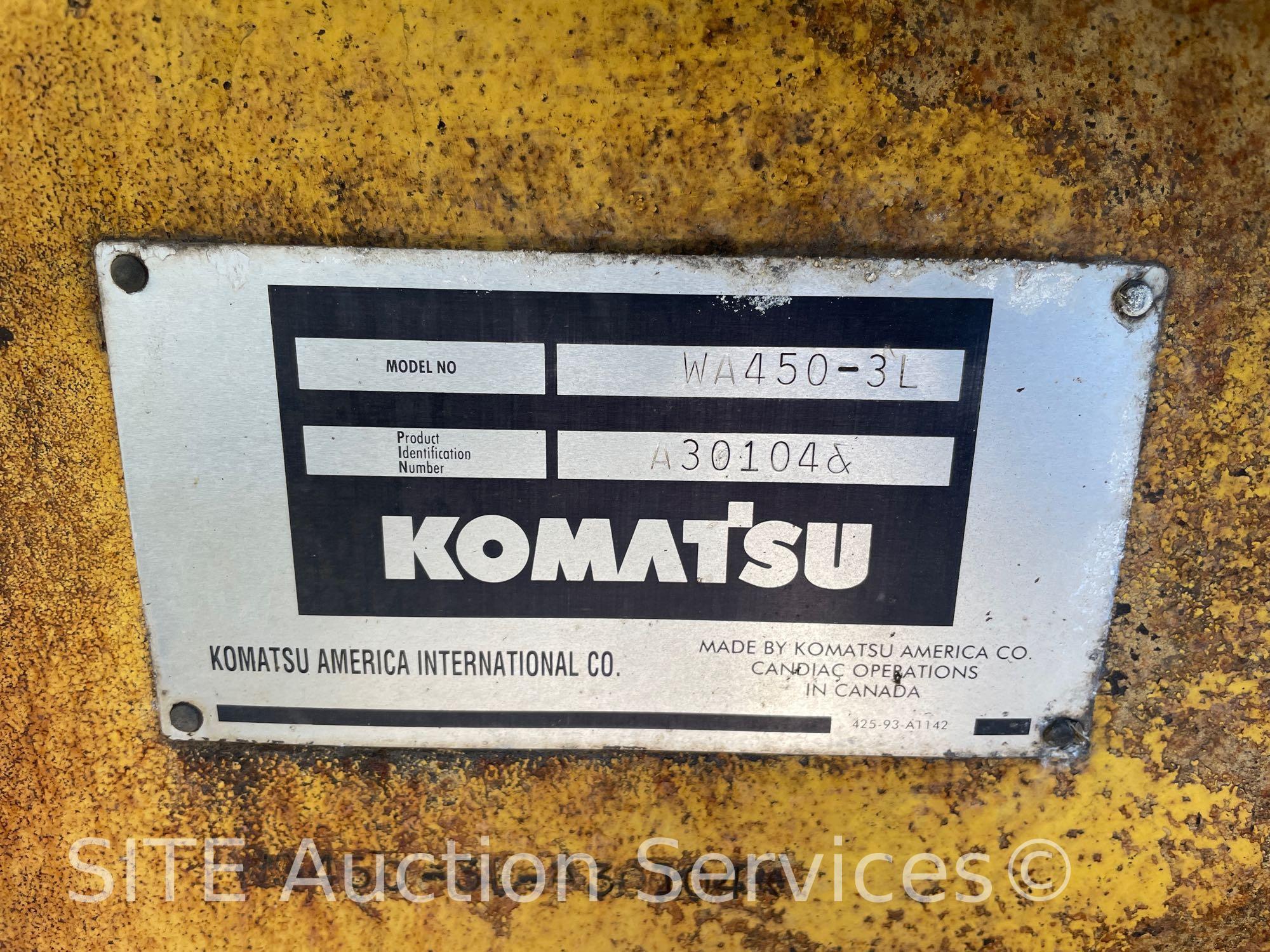 1997 Komatsu WA450 Wheel Loader