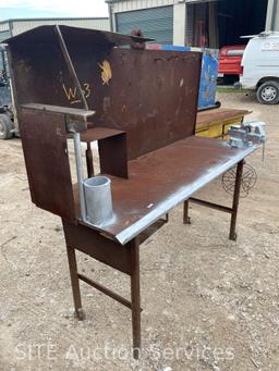 Shop Table w/ Vise