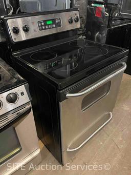 GE Stainless Steel Glass Top Electric Range