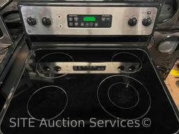 GE Stainless Steel Glass Top Electric Range