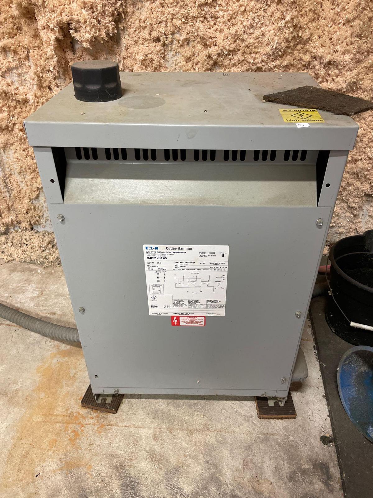 2006 Eaton DT-3 Dry Type Distribution Transformer