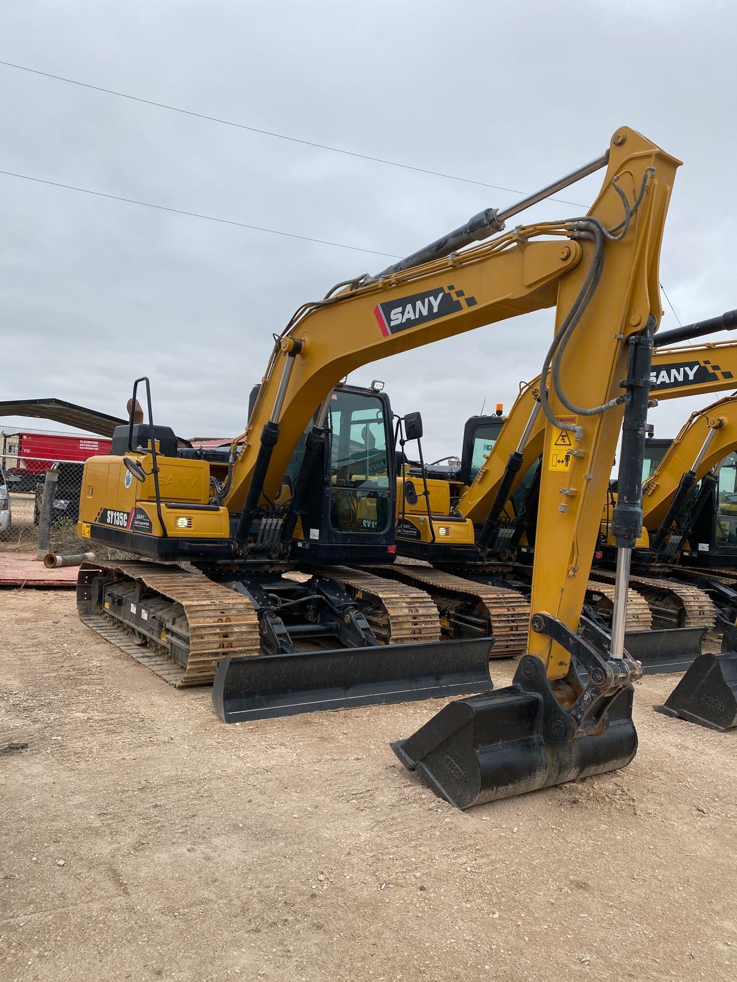 2019 Sany SY135C Hydraulic Excavator