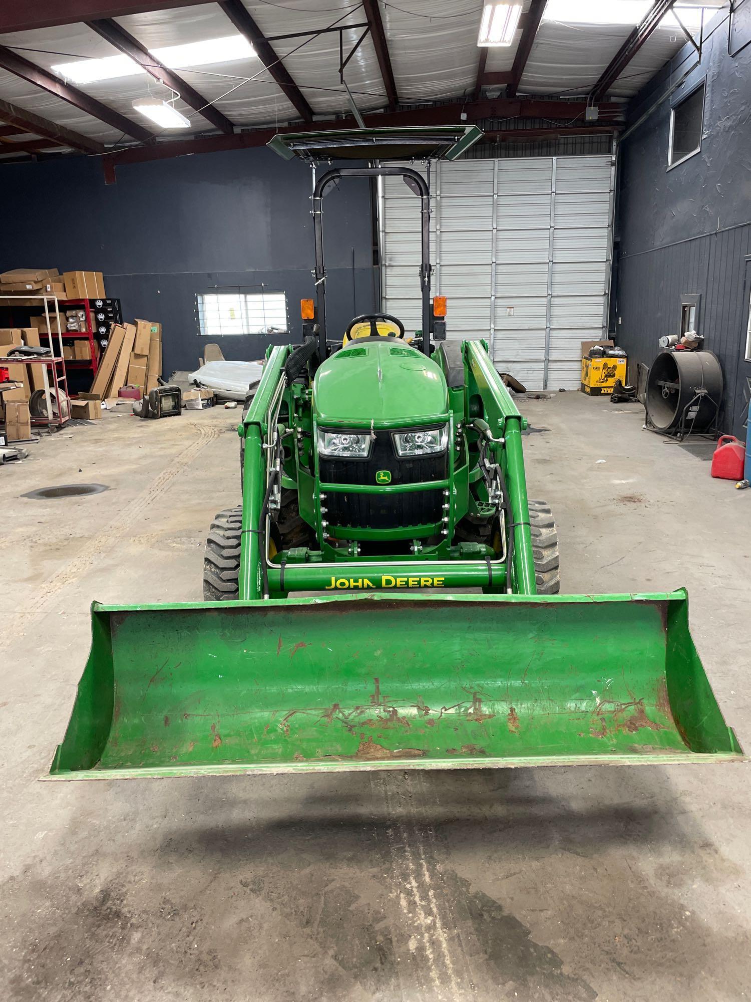 2019 John Deere 4044M Compact Utility Tractor w/ Attachments