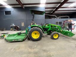 2019 John Deere 4044M Compact Utility Tractor w/ Attachments