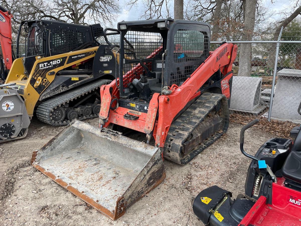 2017 Kubota SVL75-2 Tracked Skid Steer Loader