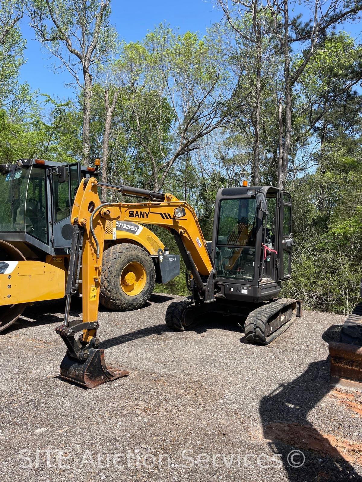 2015 Sany SY35U Compact Excavator