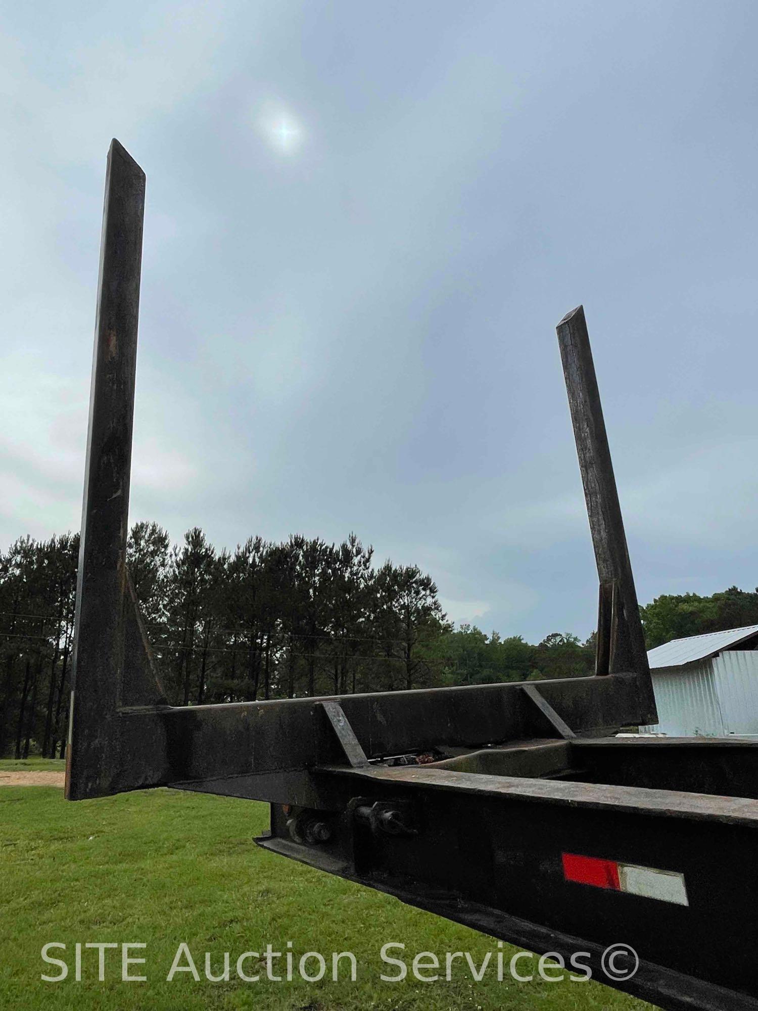 1995 OT Fabricating 4 Bolster T/A Logging Trailer