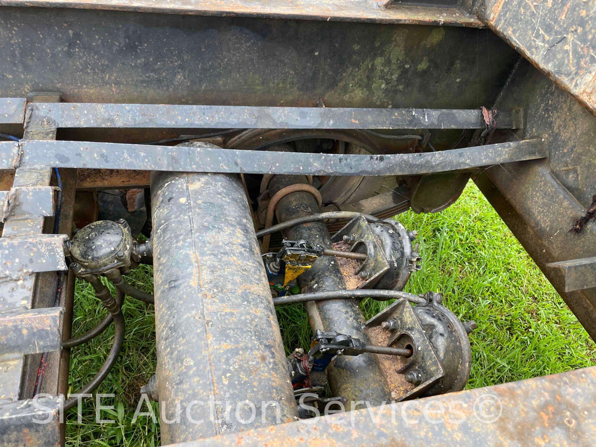 1995 OT Fabricating 4 Bolster T/A Logging Trailer