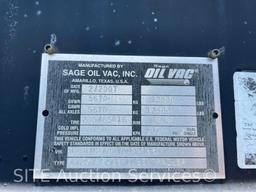 2007 Sage Oil Vac T/A Gooseneck Lube Trailer