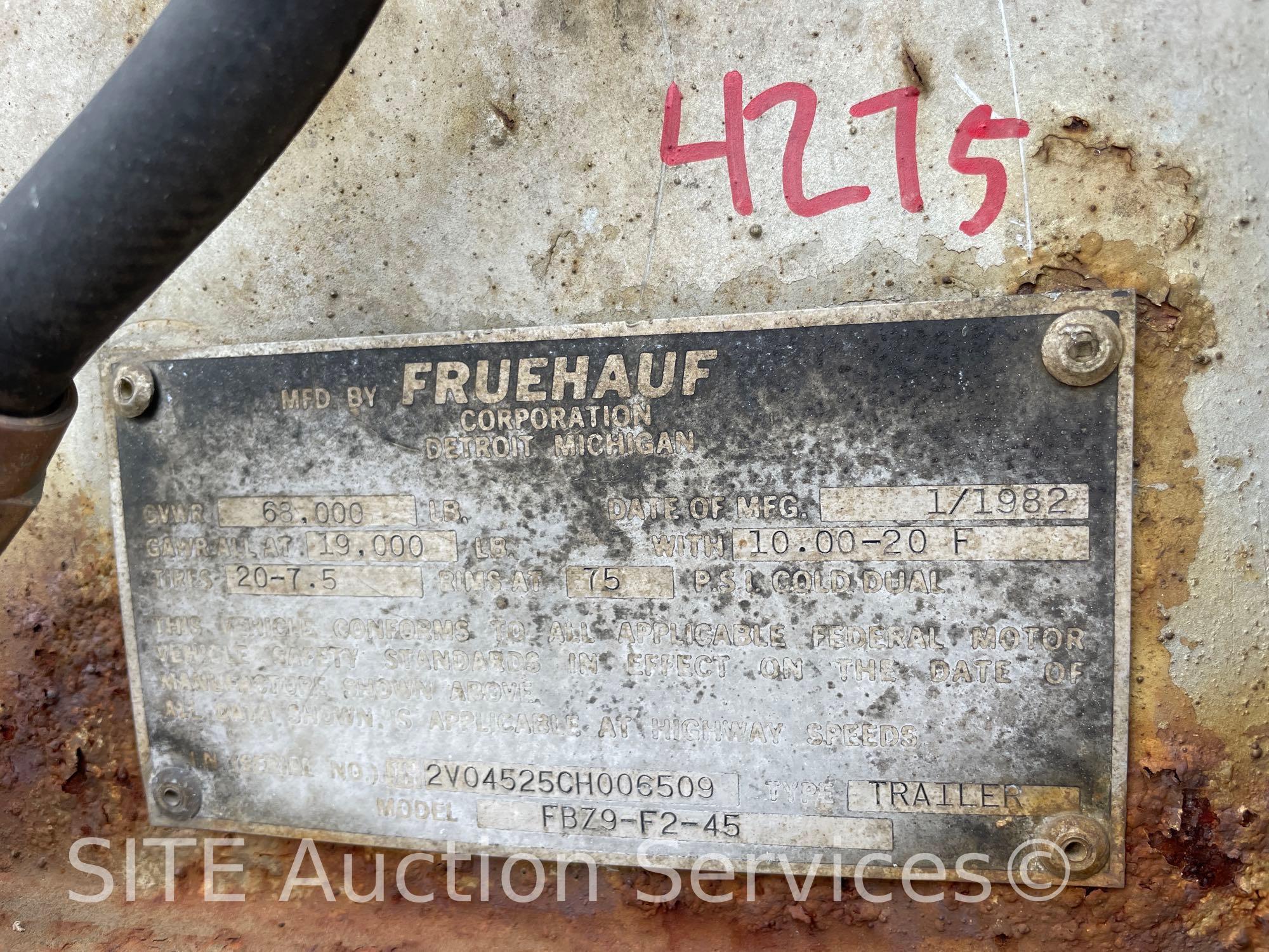 Fruehauf T/A Dry Van Trailer