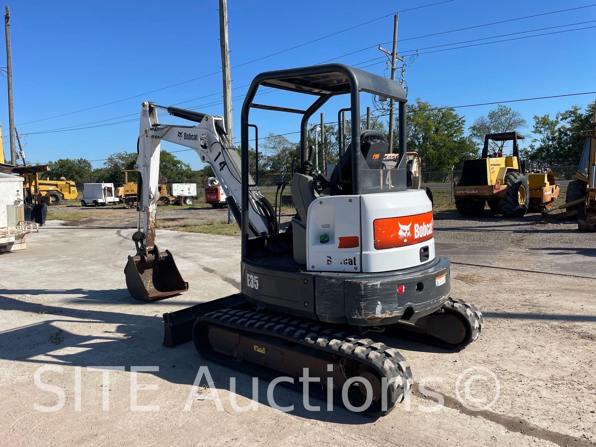 2017 Bobcat E35i Compact Excavator