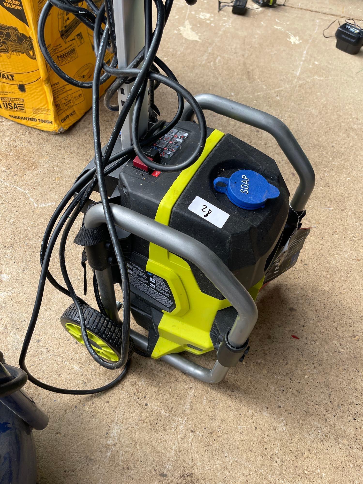 RYOBI 2000-PSI 1.2 GPM Electric Pressure Washer