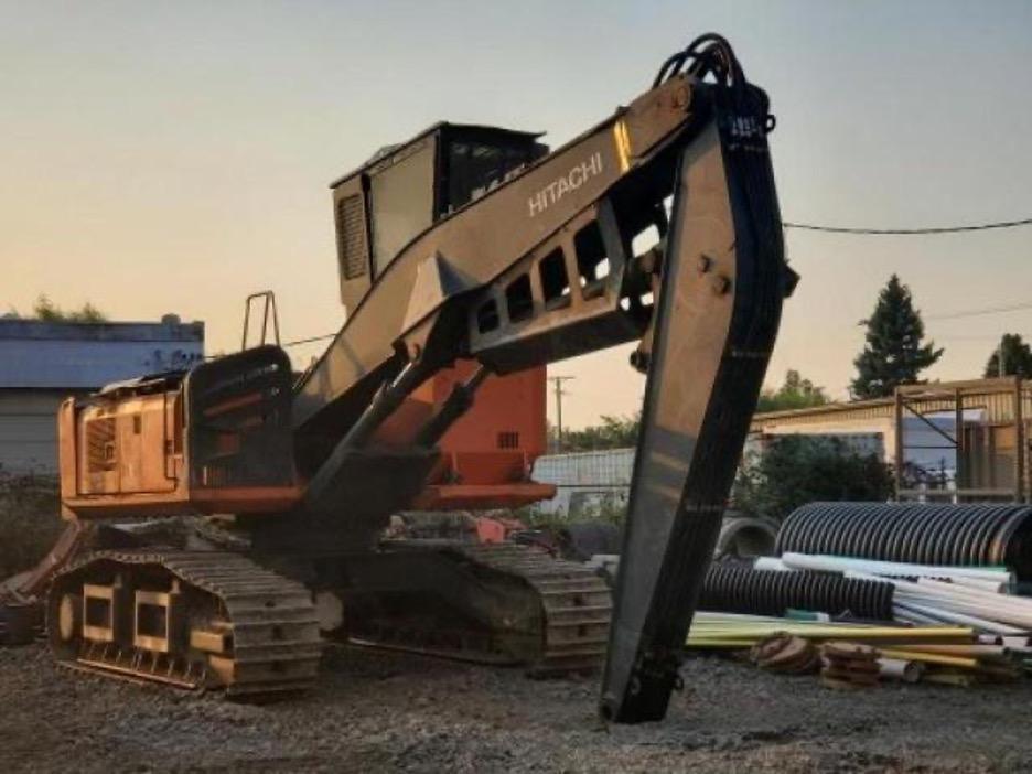 2014 Hitachi ZX240F-3 Grapple Loader Crane