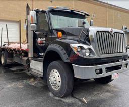 2014 International Workstar 7600 T/A Flatbed Truck