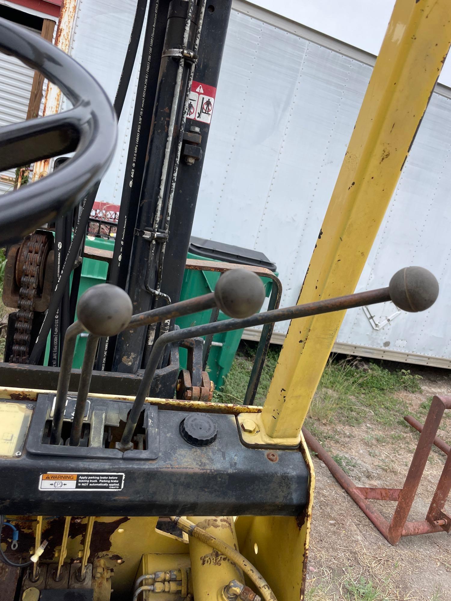 1989 Hyster H50XL Pneumatic Tire Forklift