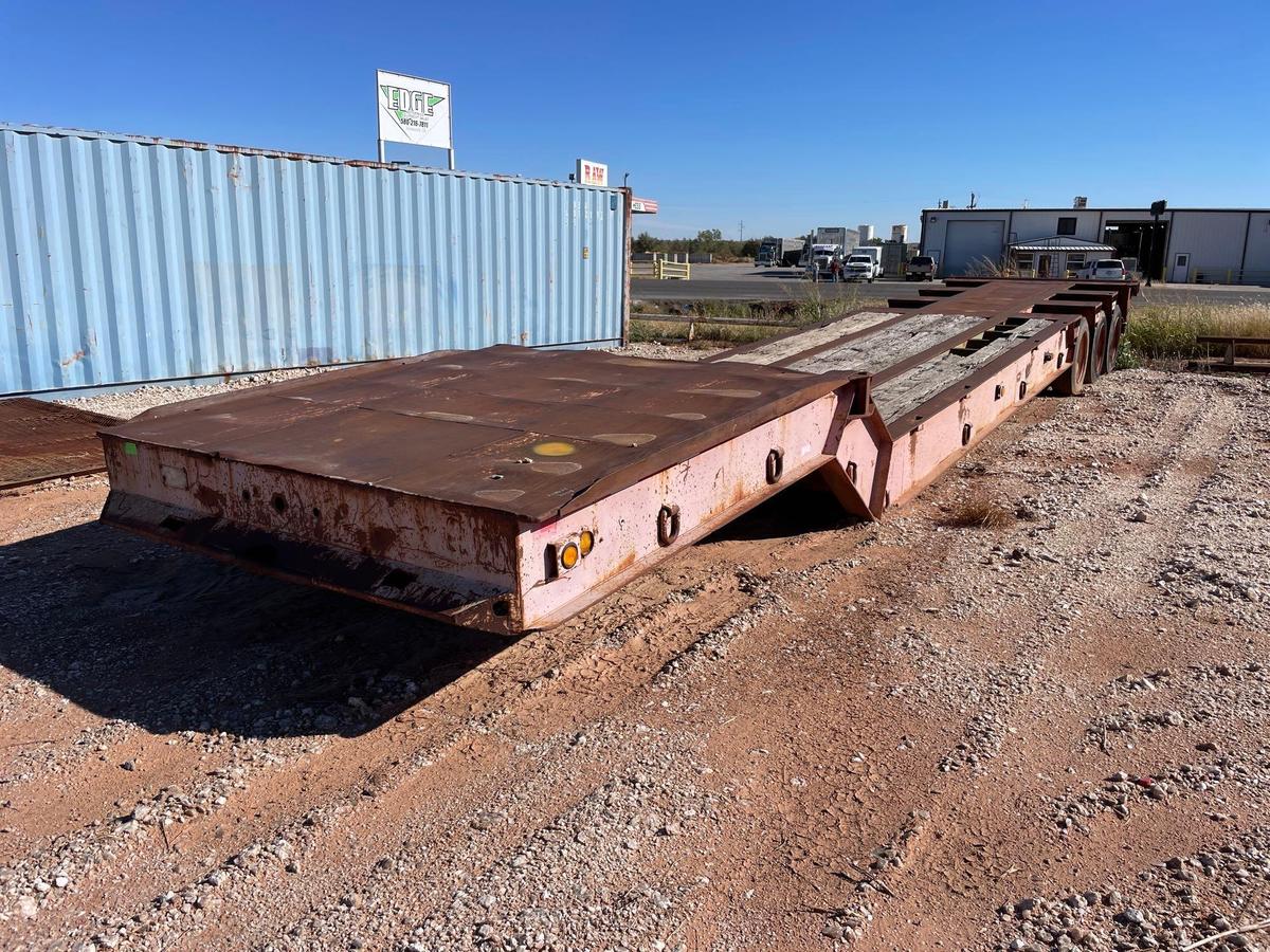 1981 Aztec Tri/A 45 ft. Lowboy Trailer