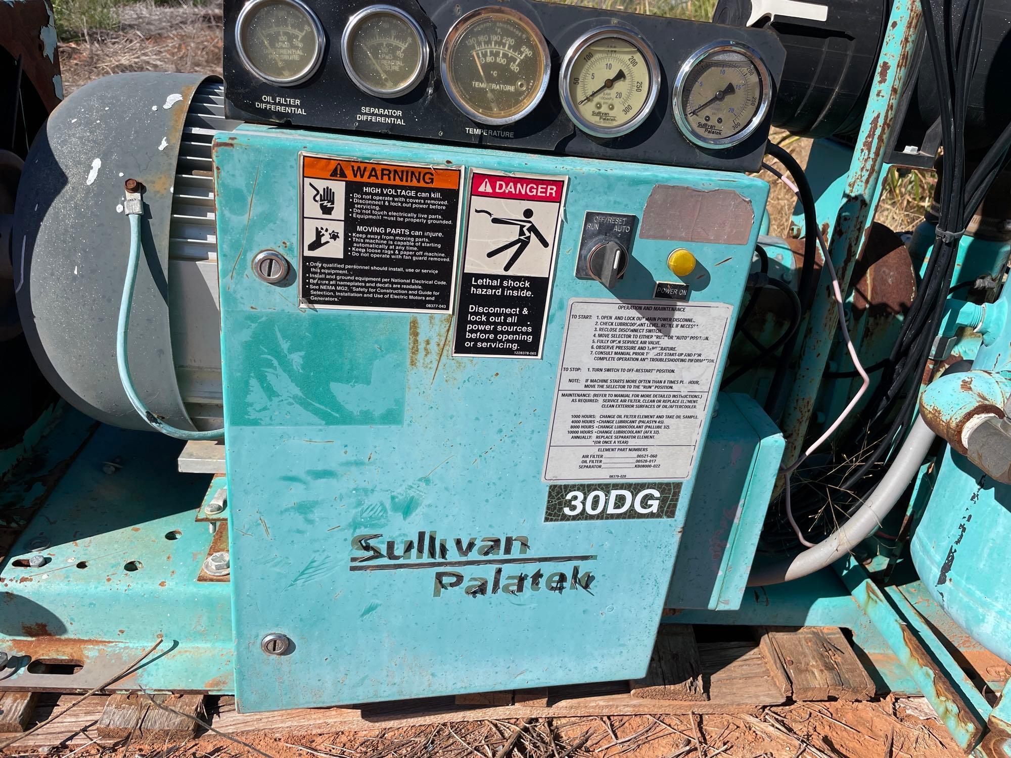 Sullivan Palatek 30DG Industrial Air Compressor