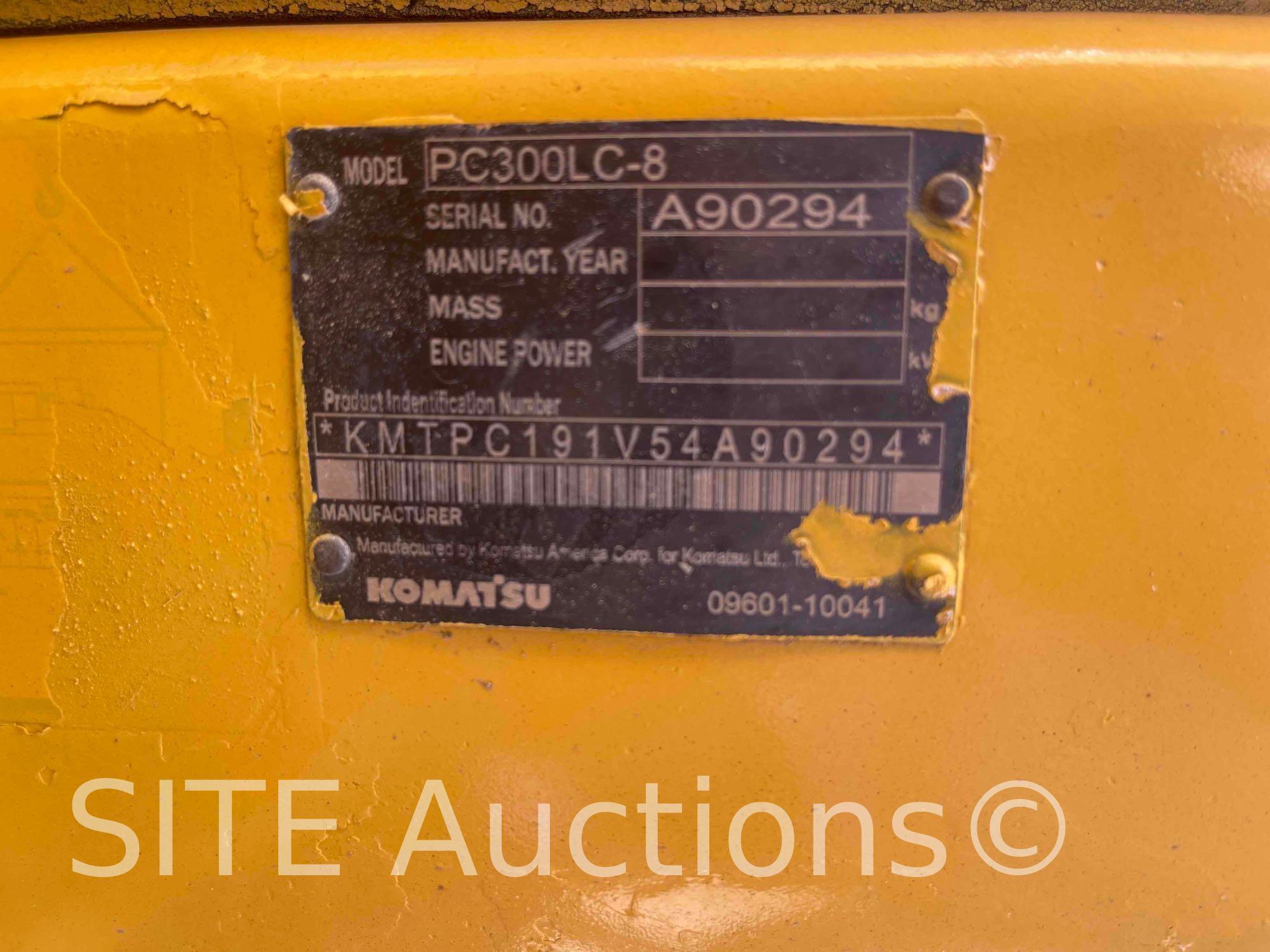 2008 Komatsu PC300 LC-8 Hydraulic Excavator