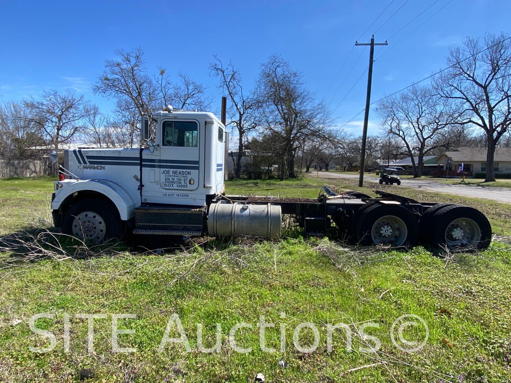 1987 Marmon T/A Day Cab Truck Tractor