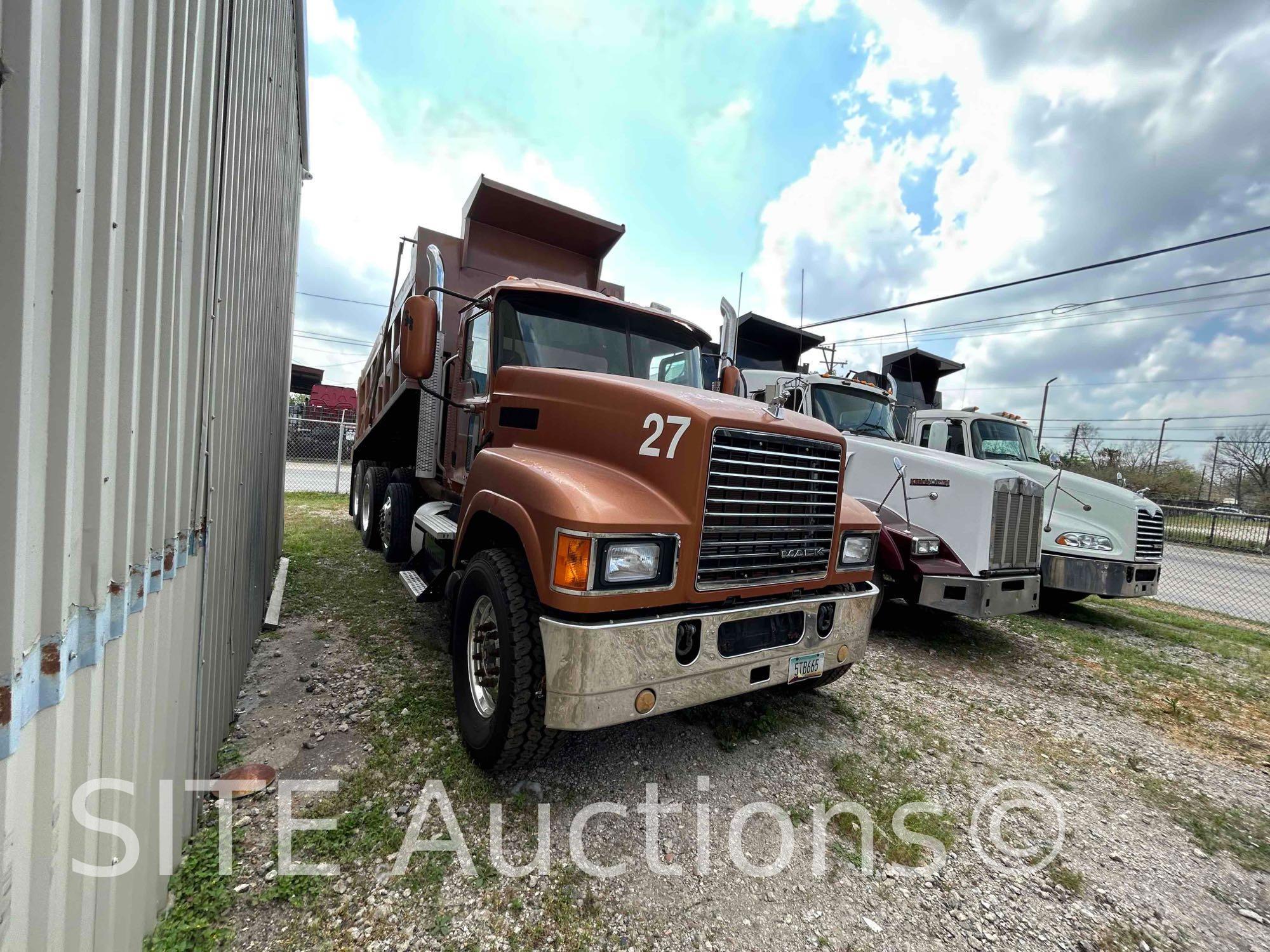 2012 Mack CHU613 Pinnacle Tri/A Dump Truck