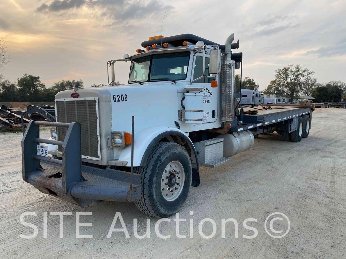 2007 Peterbilt 357 T/A Oilfield Bed Truck