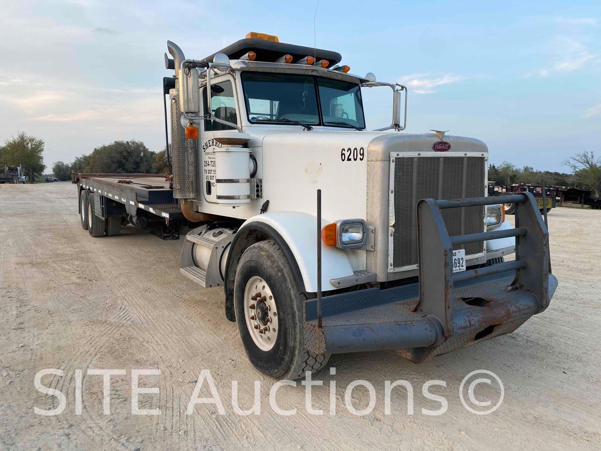 2007 Peterbilt 357 T/A Oilfield Bed Truck