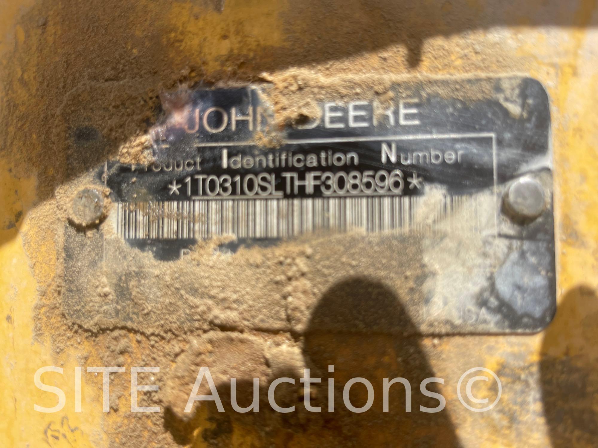 2017 John Deere 310SL 4x4 Backhoe Loader