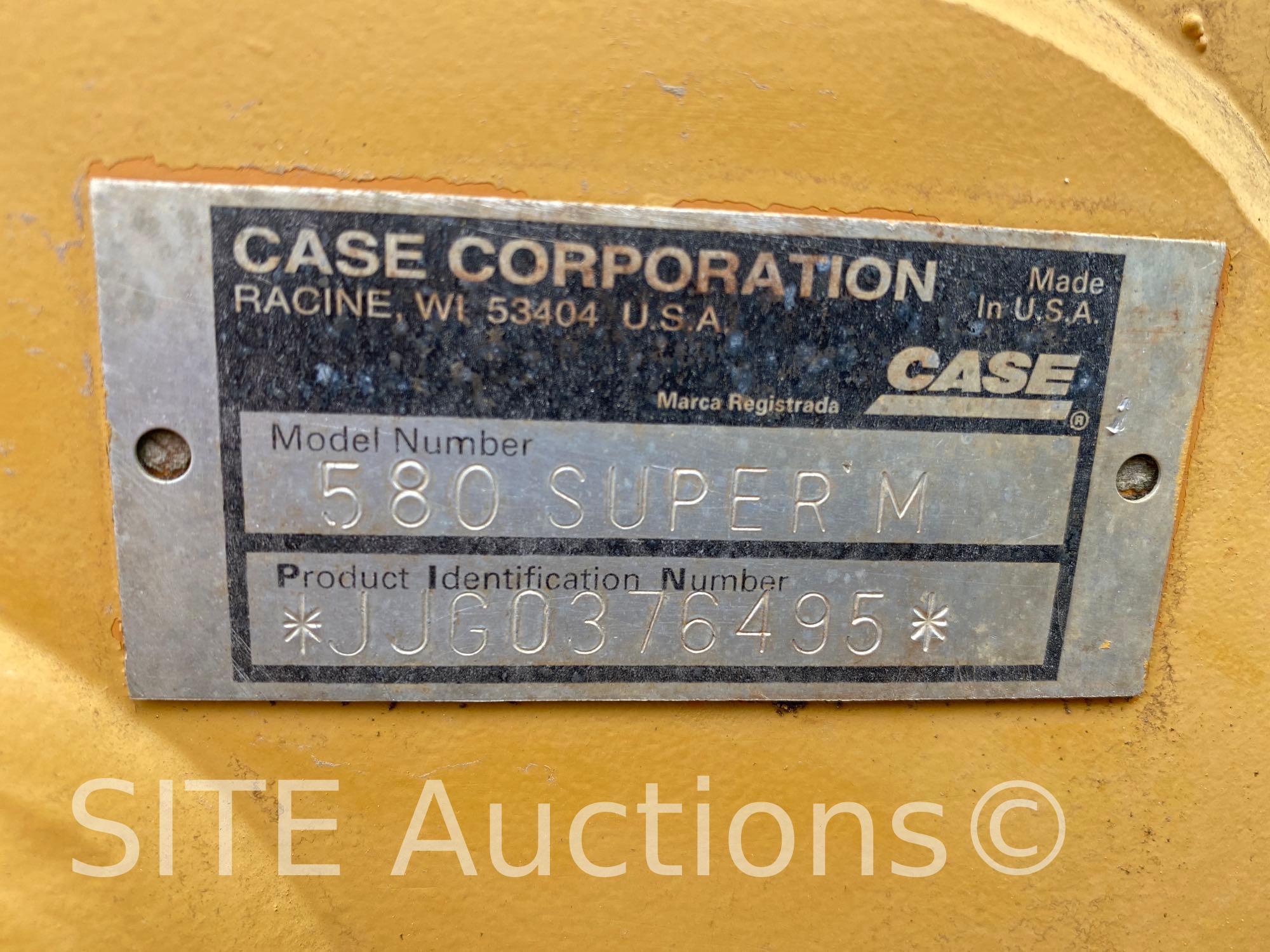 2003 Case 580 Super M 4x4 Backhoe Loader