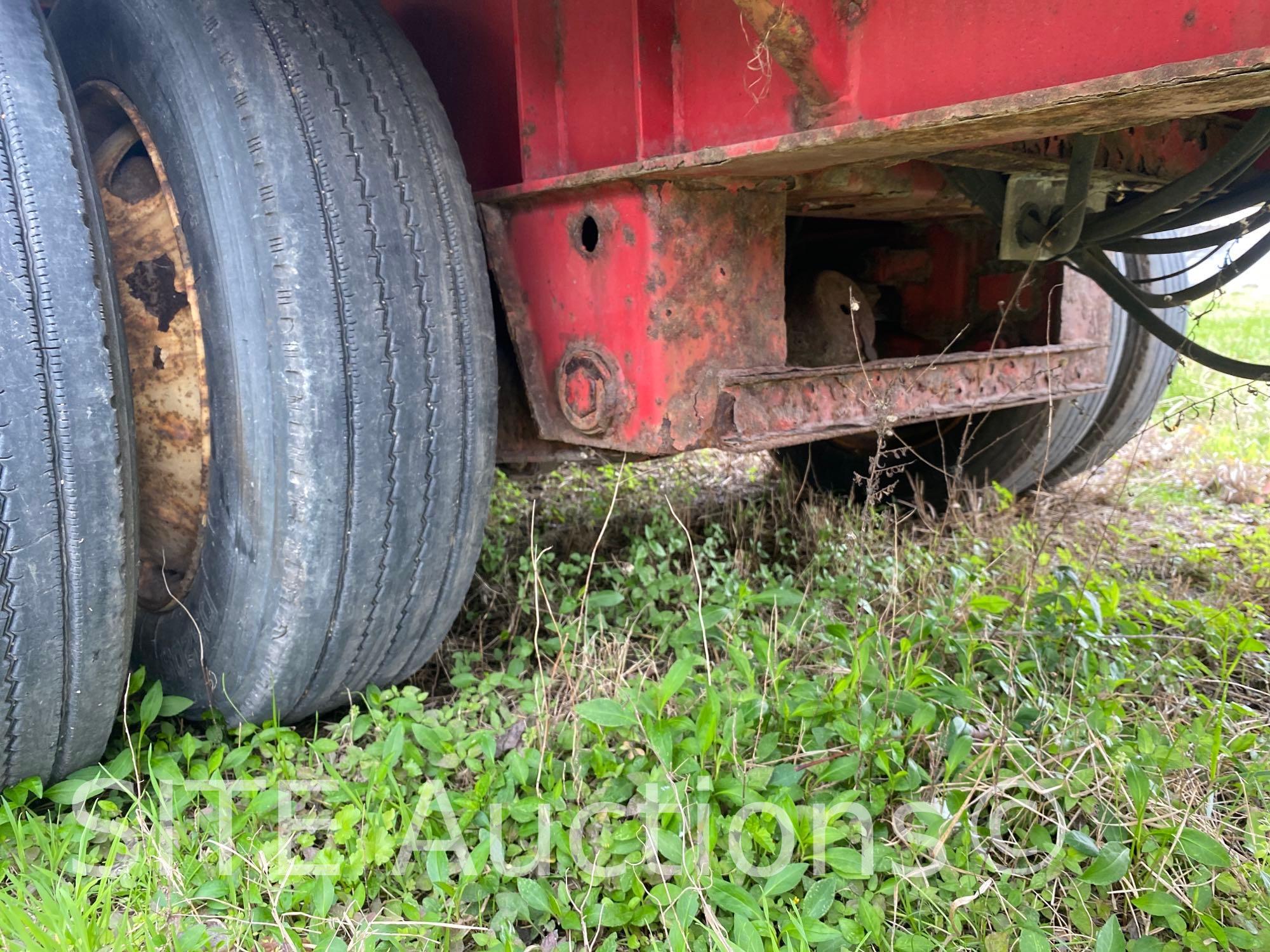 2012 Talbert Quad/A Pipe & Equipment Trailer