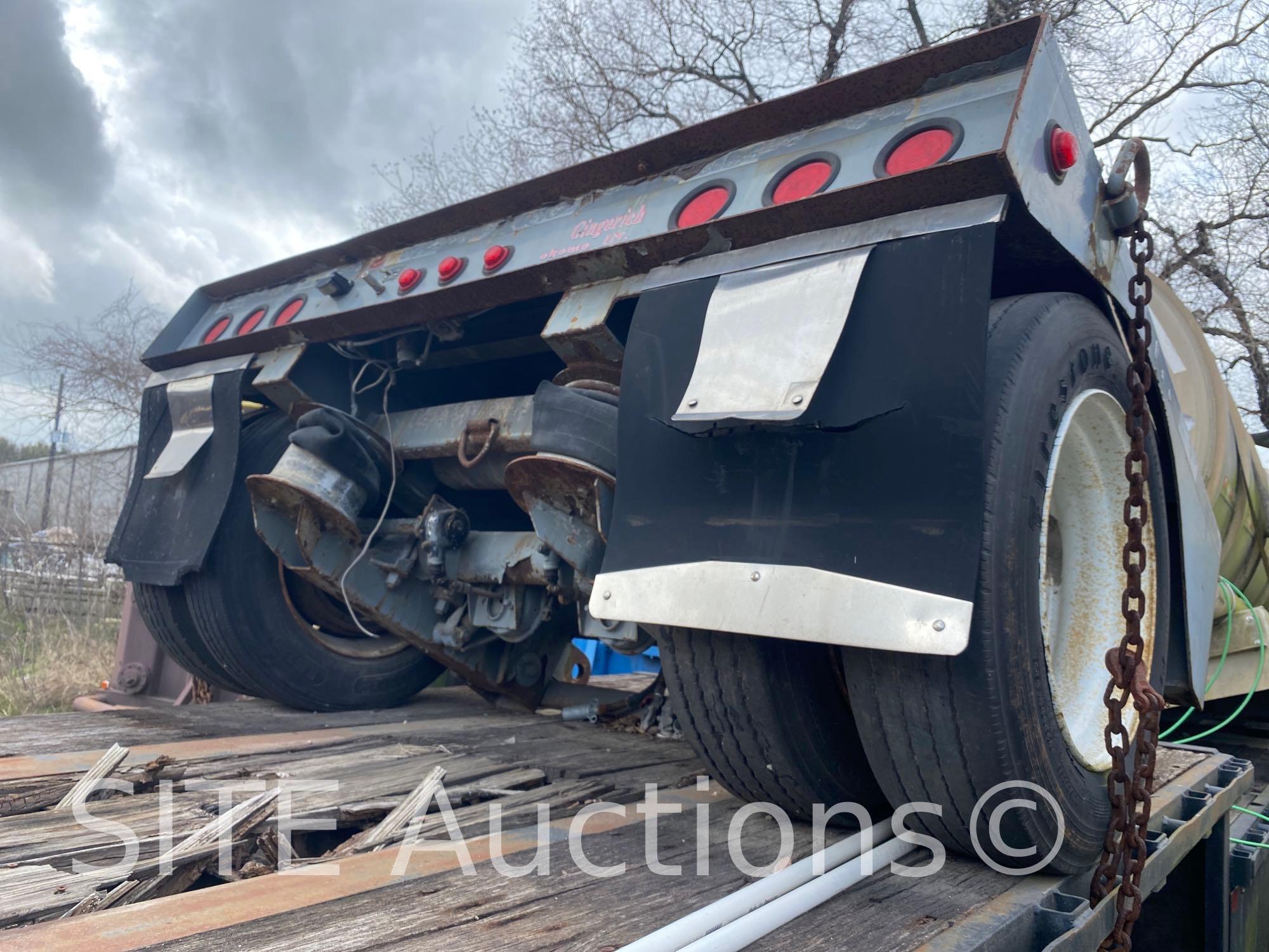 2003 Talbert Quad/A Flatbed Trailer