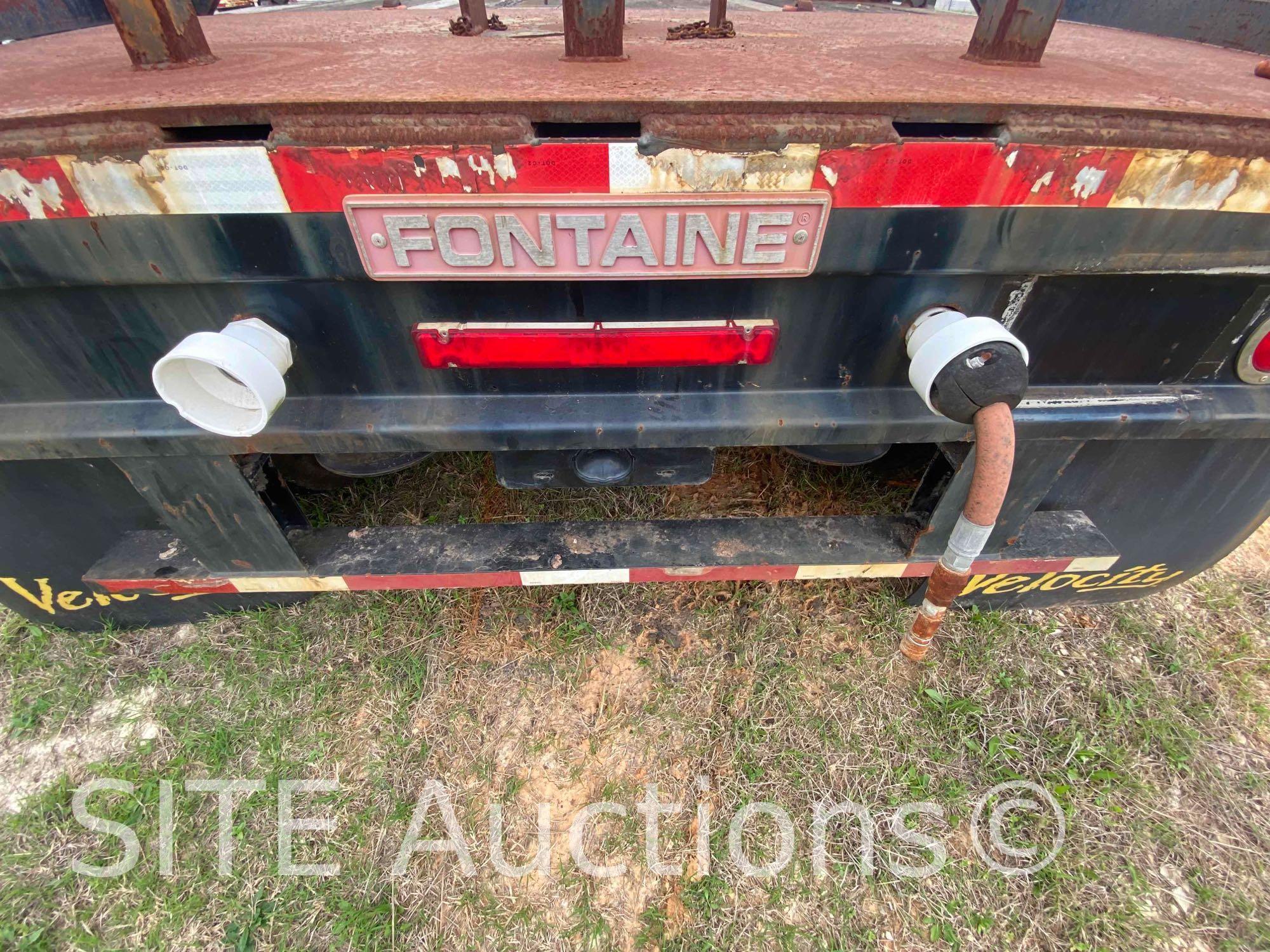 2013 Fontaine T/A Flatbed Equipment Trailer