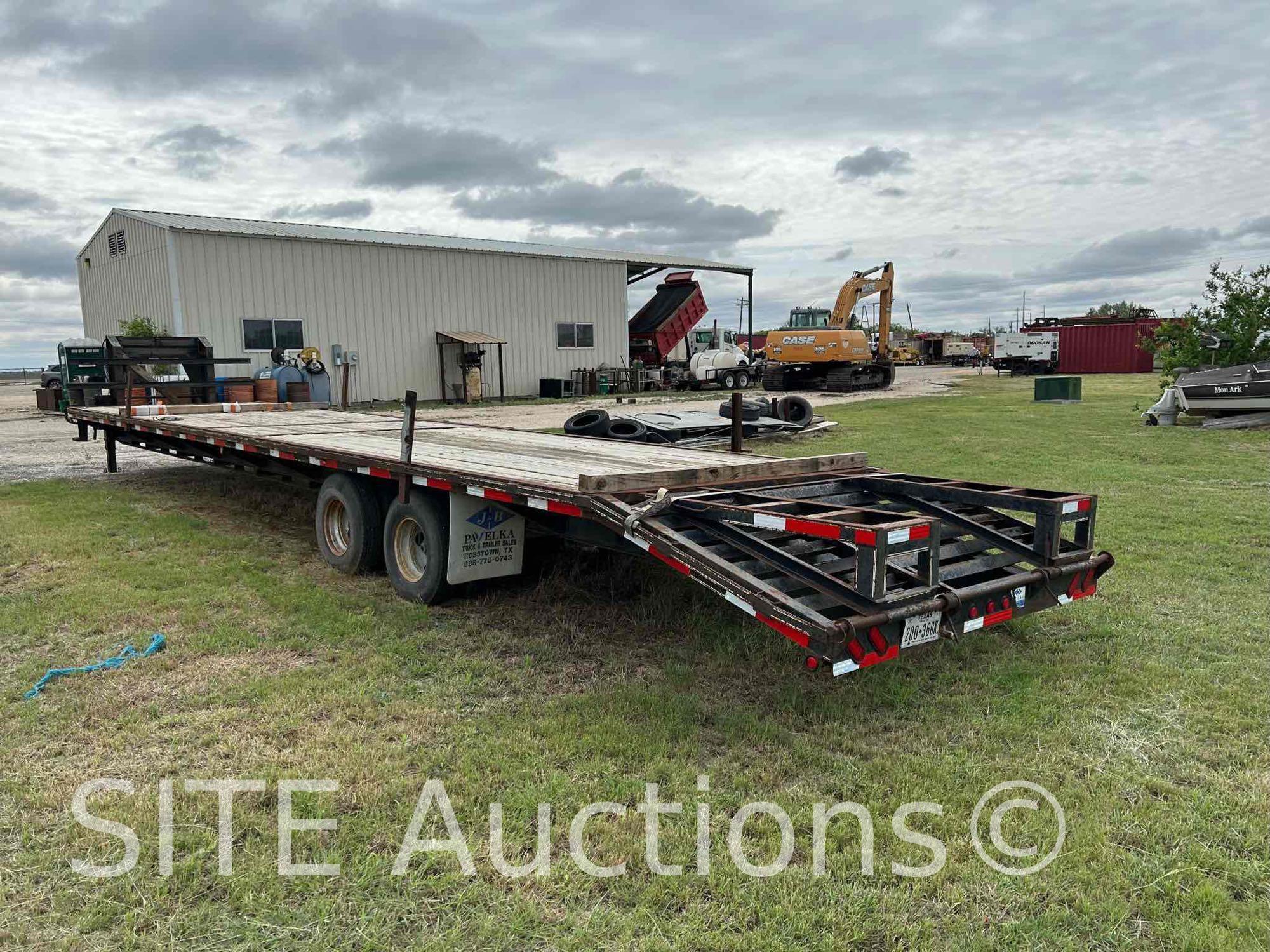 2013 Falcon T/A Flatbed Trailer w/ Ramp