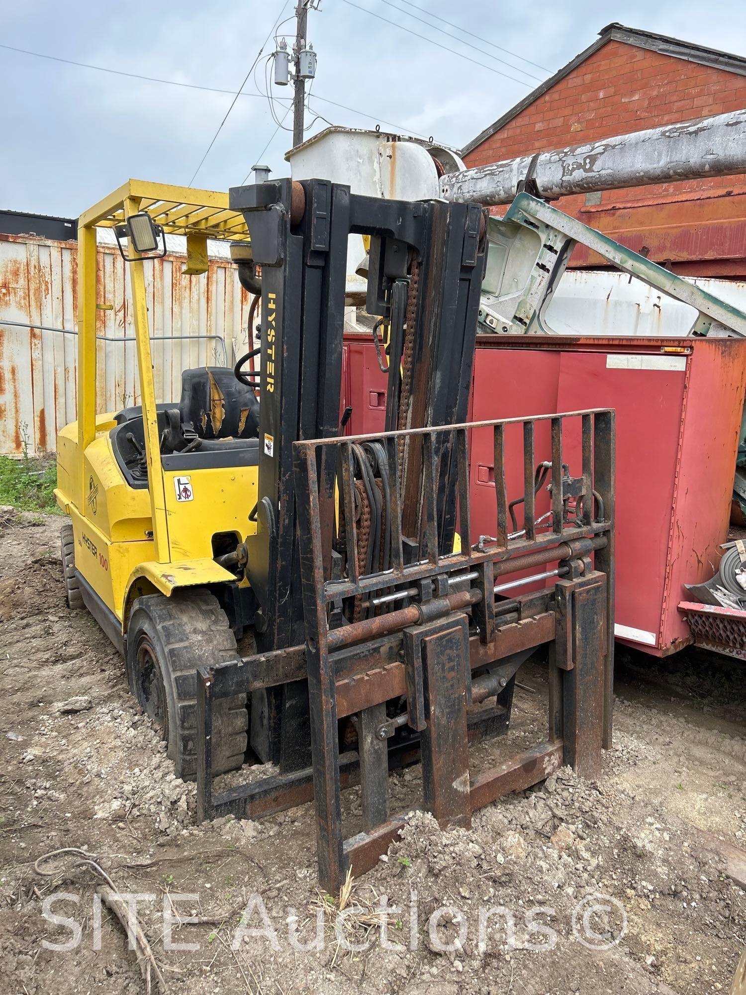 2002 Hyster H100XM Pneumatic Tire Forklift