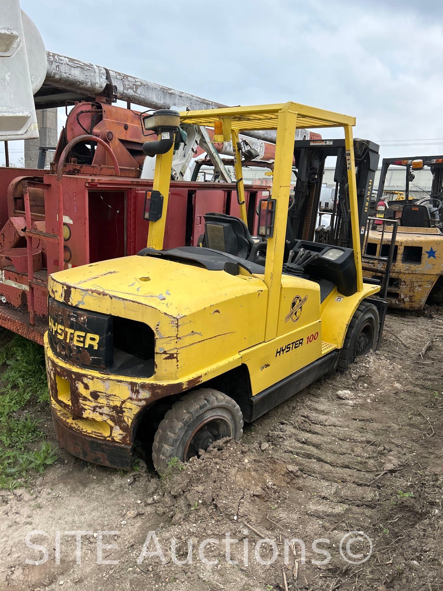 2002 Hyster H100XM Pneumatic Tire Forklift