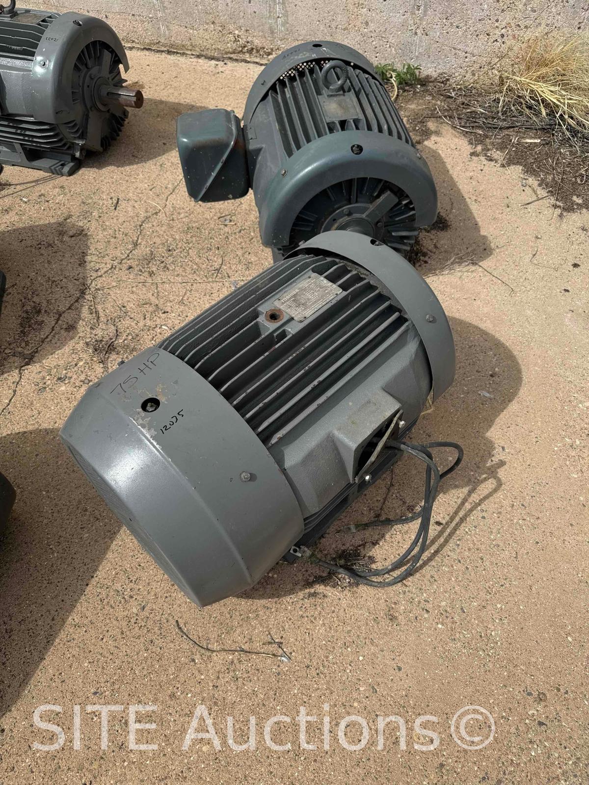 Toshiba 75HP Electric Motor - UNUSED