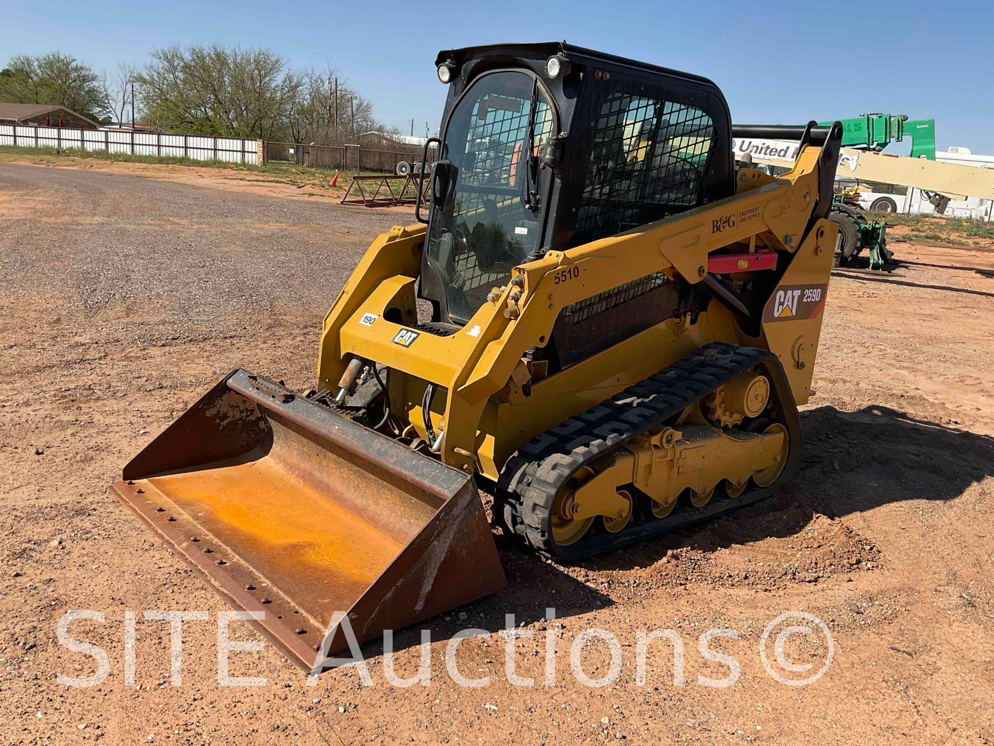 2018 CAT 259D Skid Steer Loader