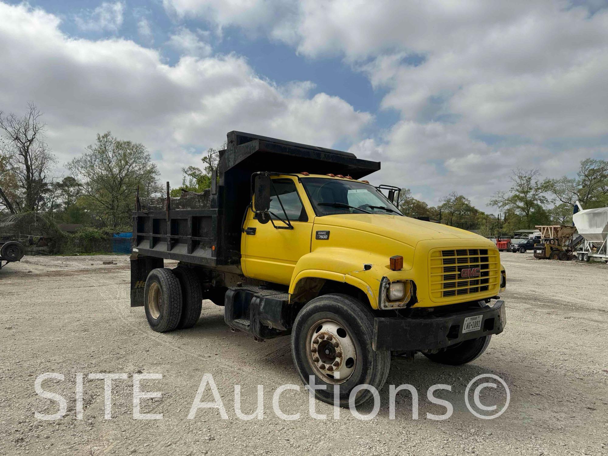 1998 GMC C7500 S/A Dump Truck