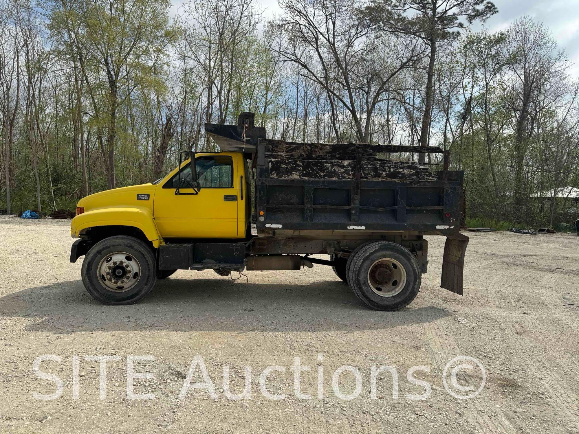 1998 GMC C7500 S/A Dump Truck