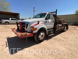 2013 Ford F650 SD Gin Pole Truck