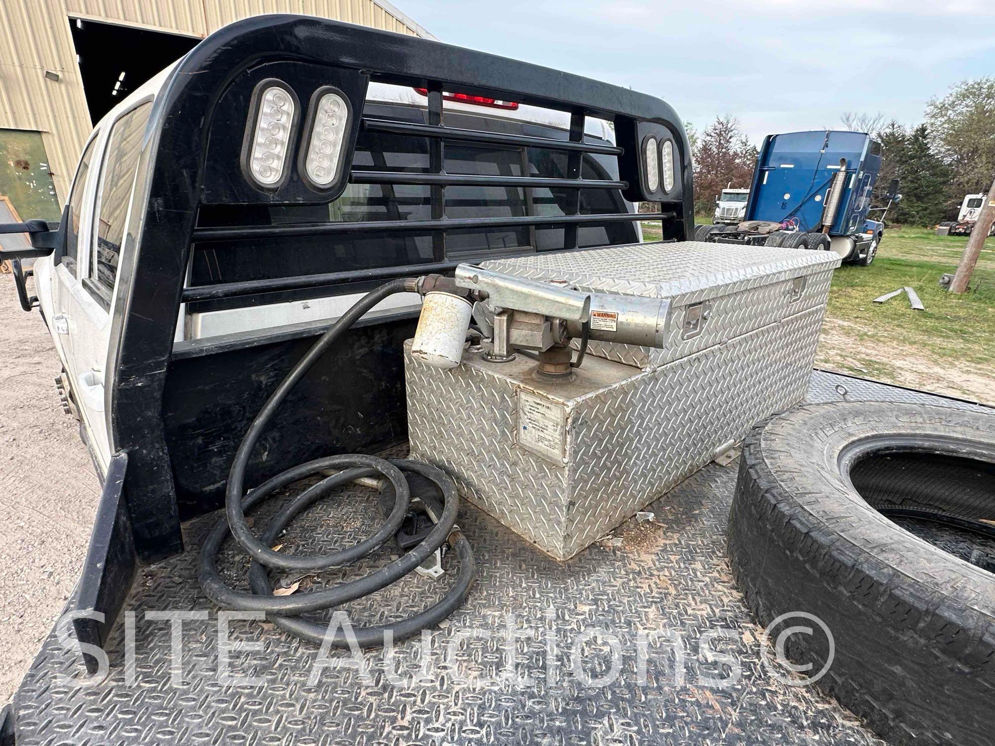 2012 Chevrolet Silverado 3500 HD Crew Cab Flatbed Truck