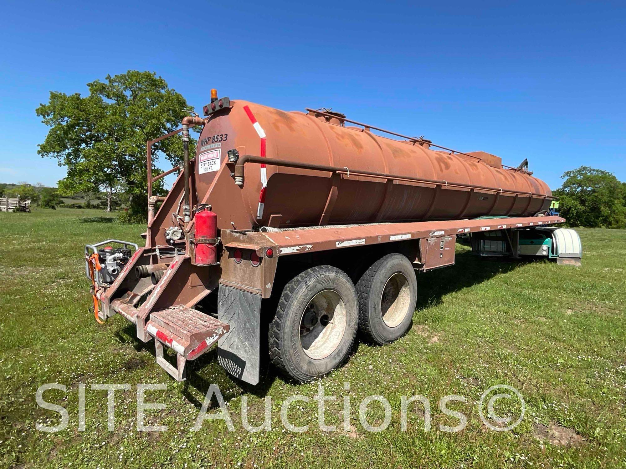 2002 Fort Worth Fabrication T/A Tank Trailer