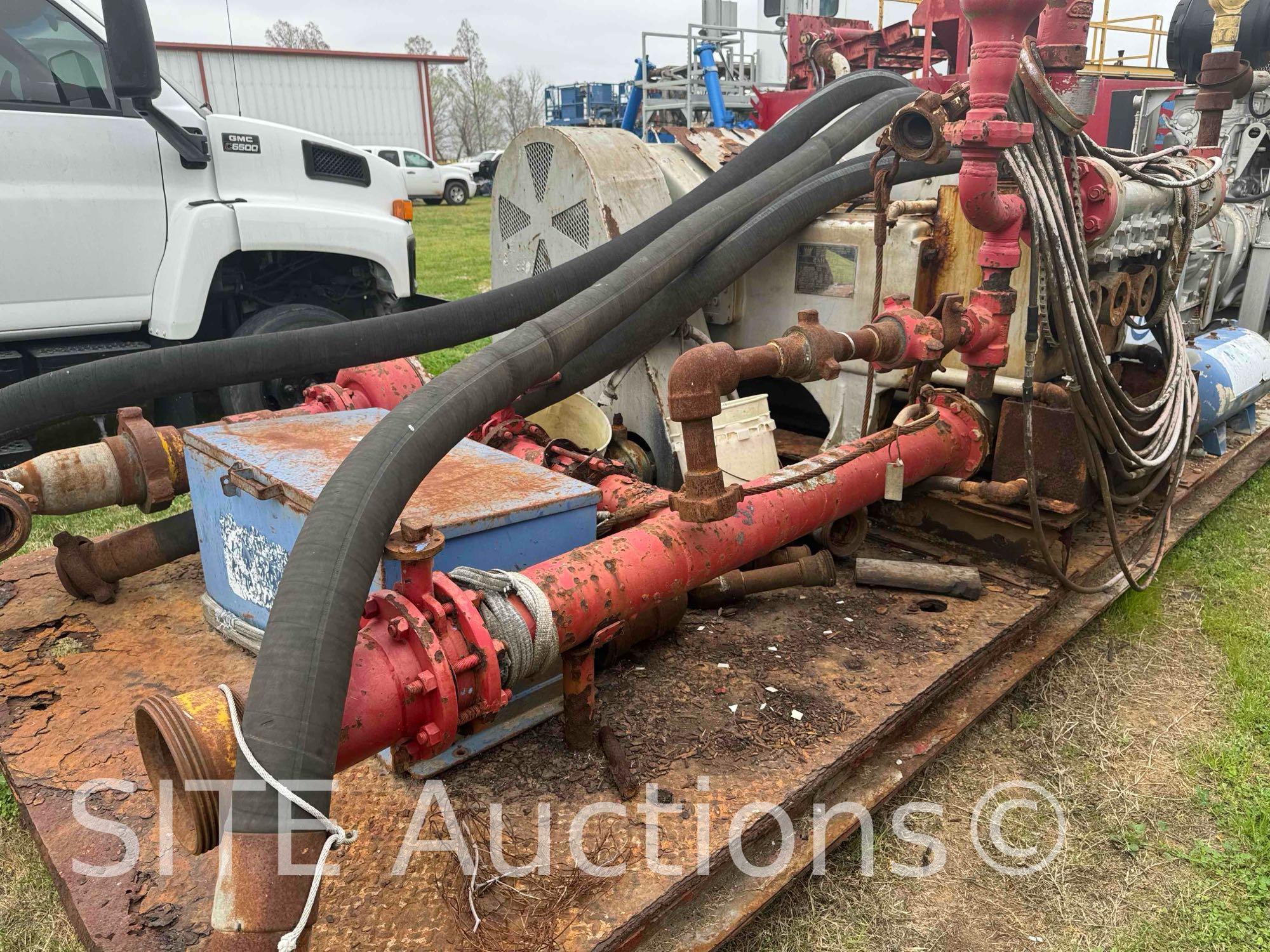 2006 Mud King PAH-275 Skid Mounted Triplex Pump